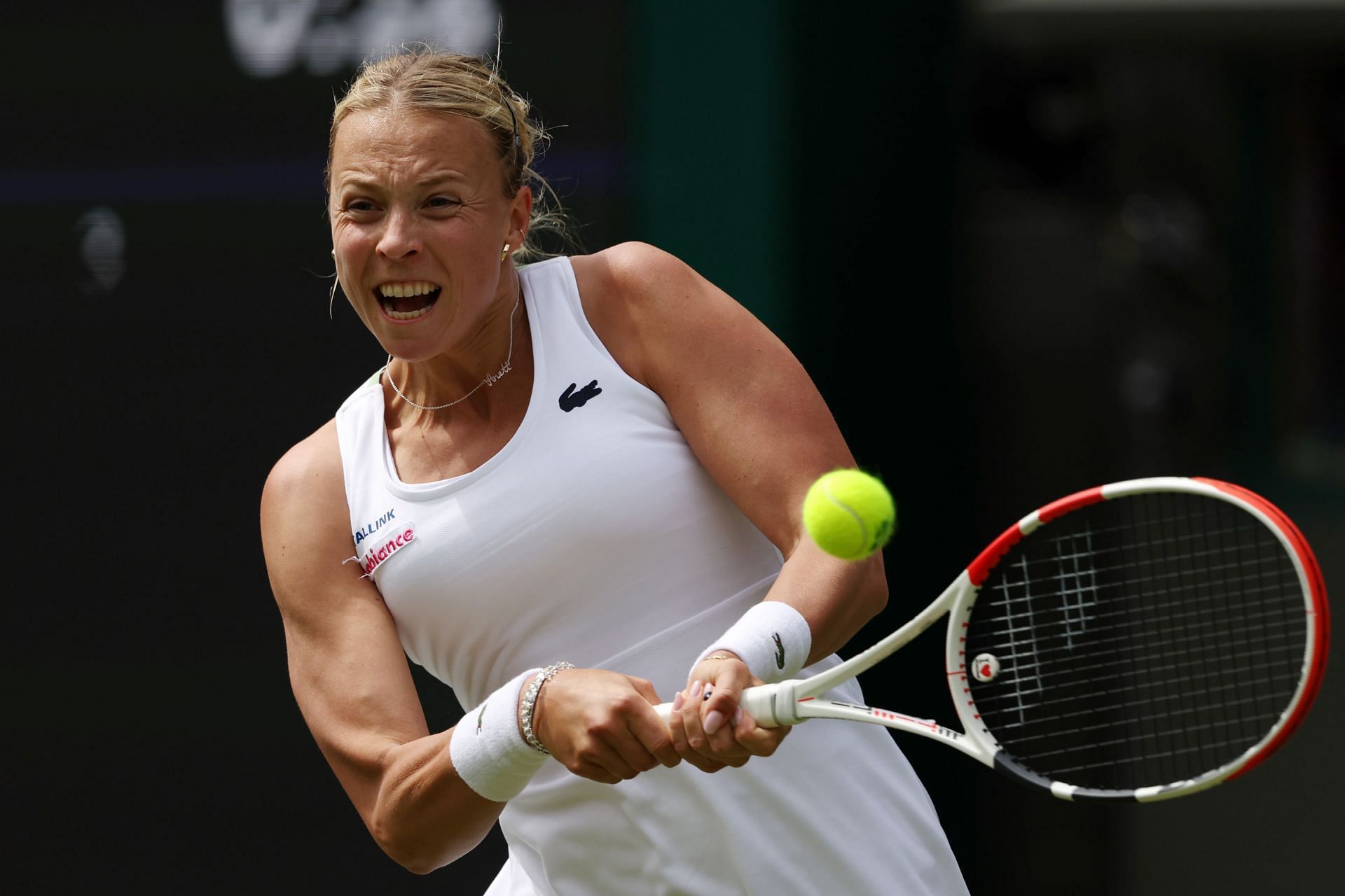 Anett Kontaveit at Wimbledon 2022